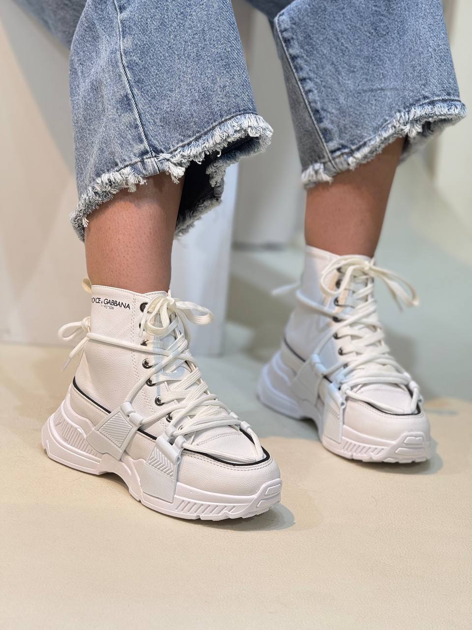 818 نیم بوت زنانه اسپرت D&G