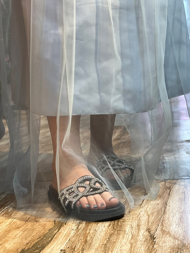 صندل زنانه زارا رو نگین حلقه ZARA1001
