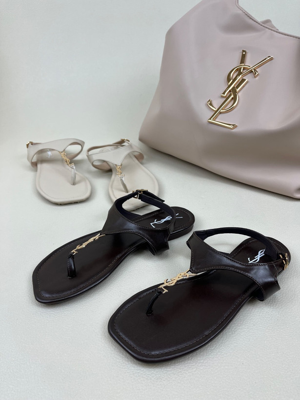 صندل زنانه وای اس ال انگشتی پشت سگکک Yves Saint Laurent کد 1553