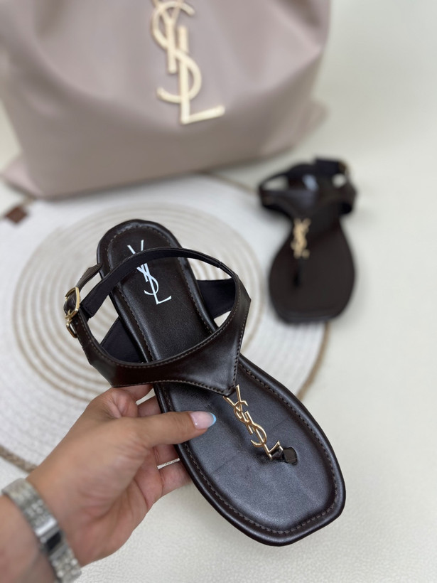 صندل زنانه وای اس ال انگشتی پشت سگکک Yves Saint Laurent کد 1553