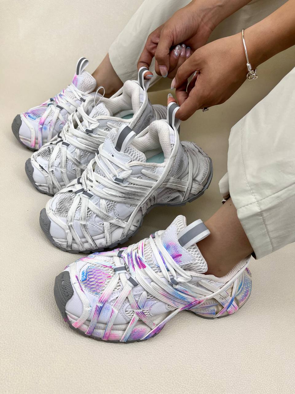 کتونی زنانه بالنسیا گا اسپایدر balenciaga spider کد 1242
