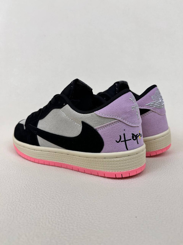 کتانی ونس زنانه ایر جردن وان لو اسکات تراویس نایک AIR jordan 1 low Travis Scott کد 943