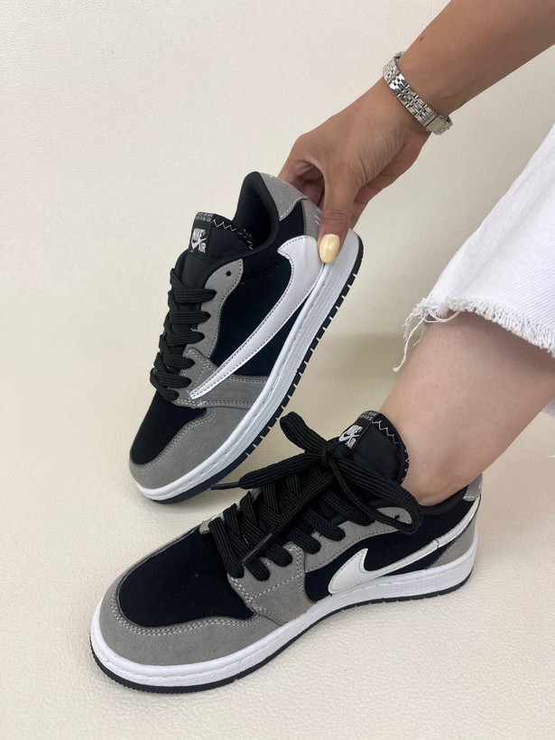 کتانی ونس زنانه ایر جردن وان لو اسکات تراویس نایک AIR jordan 1 low Travis Scott کد 943