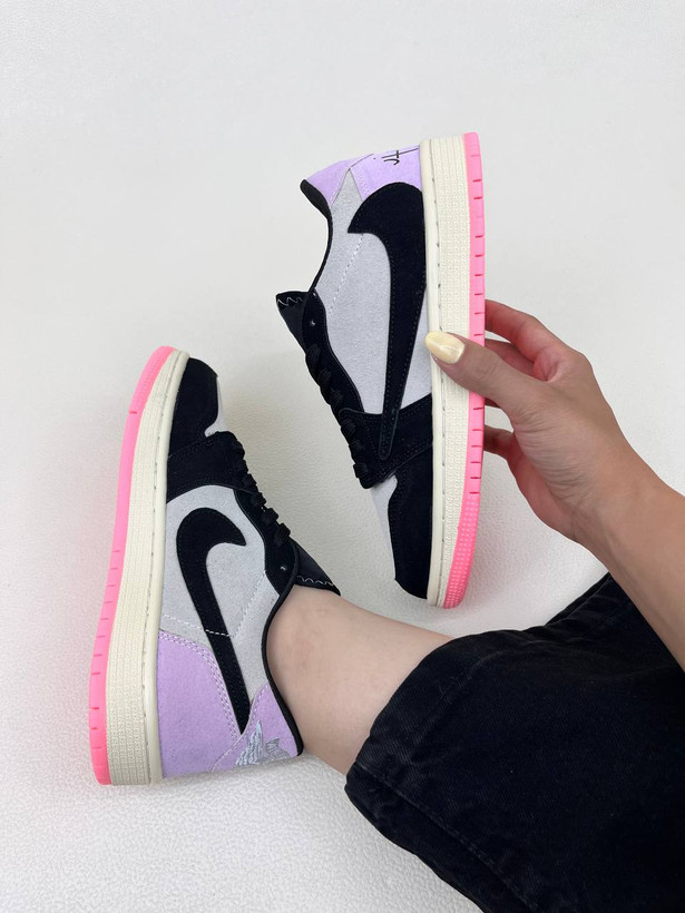 کتانی ونس زنانه ایر جردن وان لو اسکات تراویس نایک AIR jordan 1 low Travis Scott کد 943