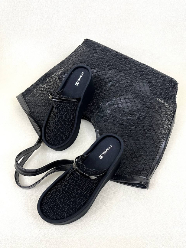کیف زنانه دو کیفه توری طرح سبدی زارا ZARA کد 1636