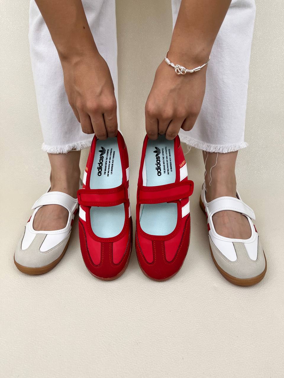 ونس زنانه روی کوتاه سامبا تک چسب ادیداس adidas SAMBA کد 1220