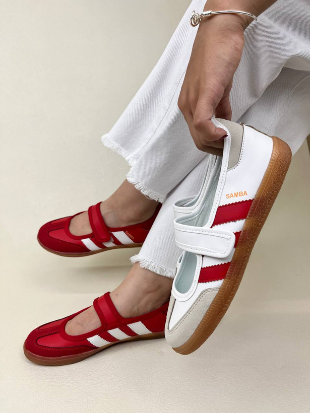 ونس زنانه روی کوتاه سامبا تک چسب ادیداس adidas SAMBA کد 1220