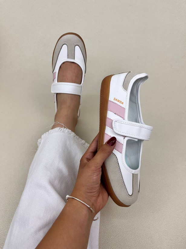 ونس زنانه روی کوتاه سامبا تک چسب ادیداس adidas SAMBA کد 1220