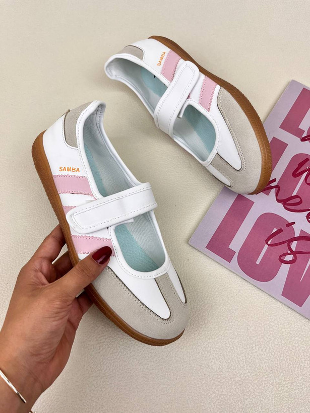 ونس زنانه روی کوتاه سامبا تک چسب ادیداس adidas SAMBA کد 1220