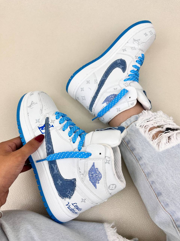 کتانی ونس ساقدار زنانه تراویس طر لوی ویتون NIKE کد 1638