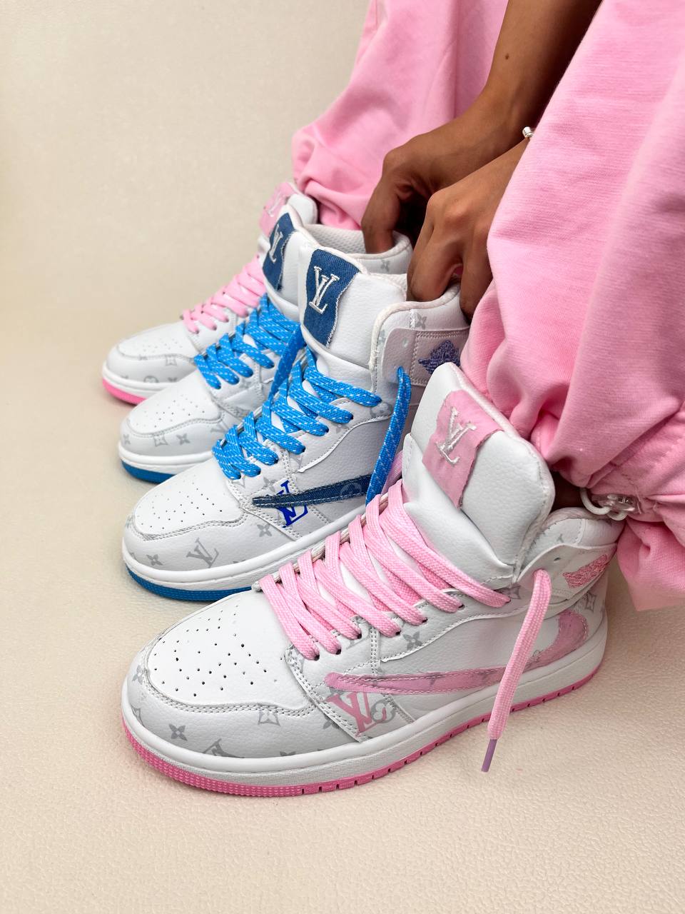 کتانی ونس ساقدار زنانه تراویس طر لوی ویتون NIKE کد 1638