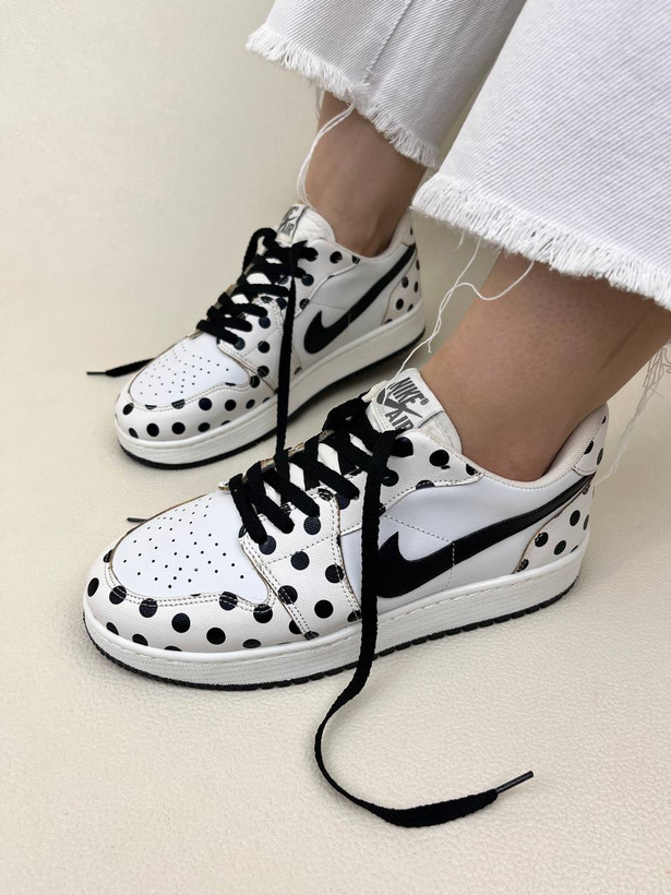 کتانی ونی خالدار ایر فورس نایک کوتاه NIKE limitted edation کد 950