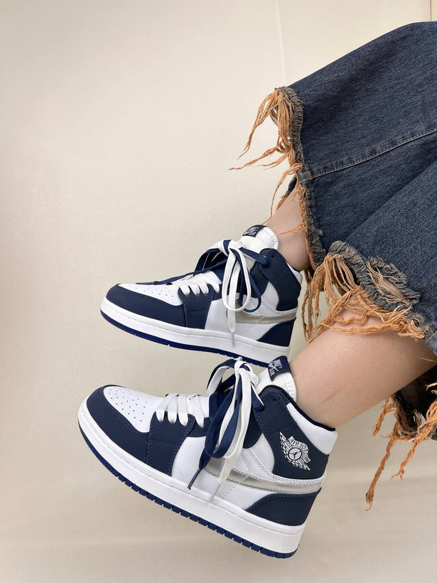 کتانی ونس ساقدار زنانه جردن وان مدل فرانسه jordan 1 nike france کد 912