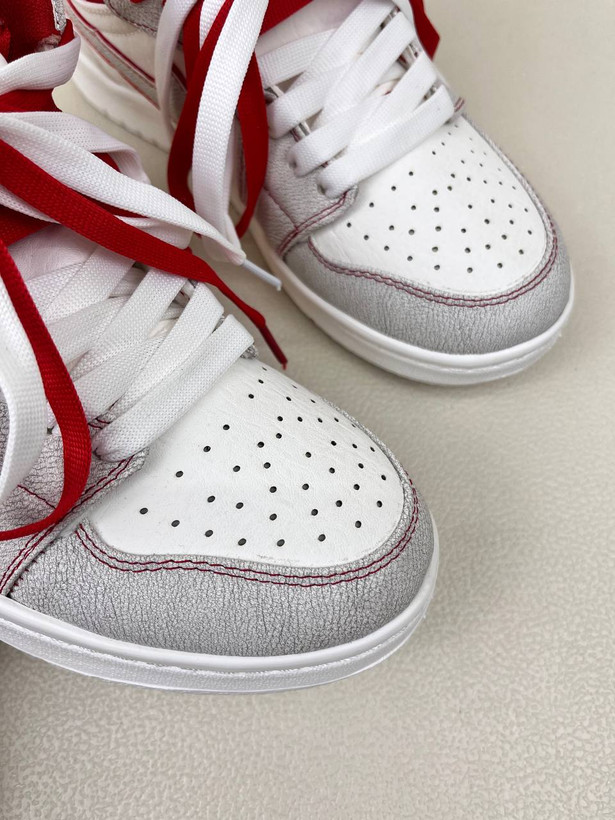 کتونی ونس ساقدار زنانه ایر جردن وان رد فانتوم jordan 1 RED fantom کد 912