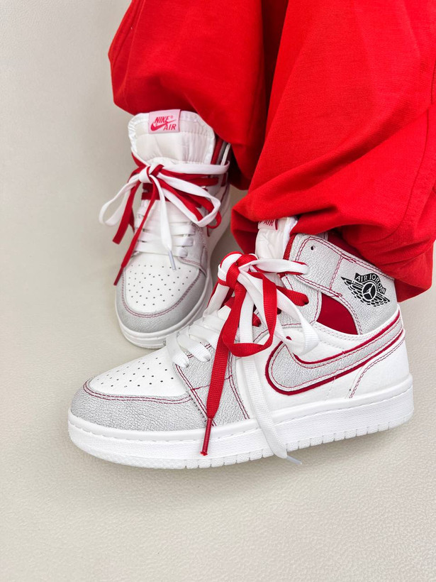 کتونی ونس ساقدار زنانه ایر جردن وان رد فانتوم jordan 1 RED fantom کد 912