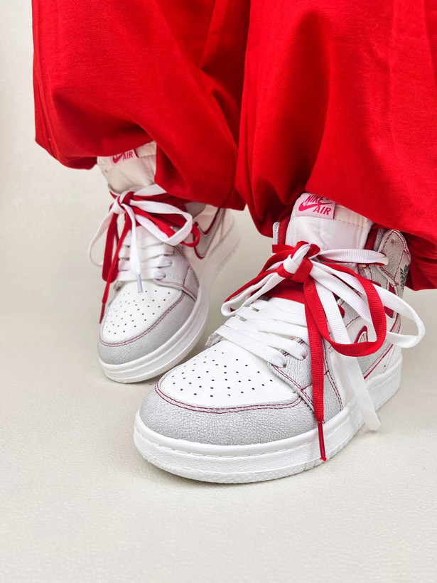 کتونی ونس ساقدار زنانه ایر جردن وان رد فانتوم jordan 1 RED fantom کد 912