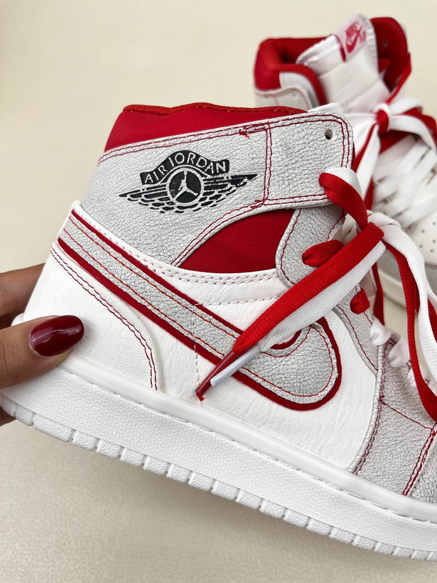 کتونی ونس ساقدار زنانه ایر جردن وان رد فانتوم jordan 1 RED fantom کد 912