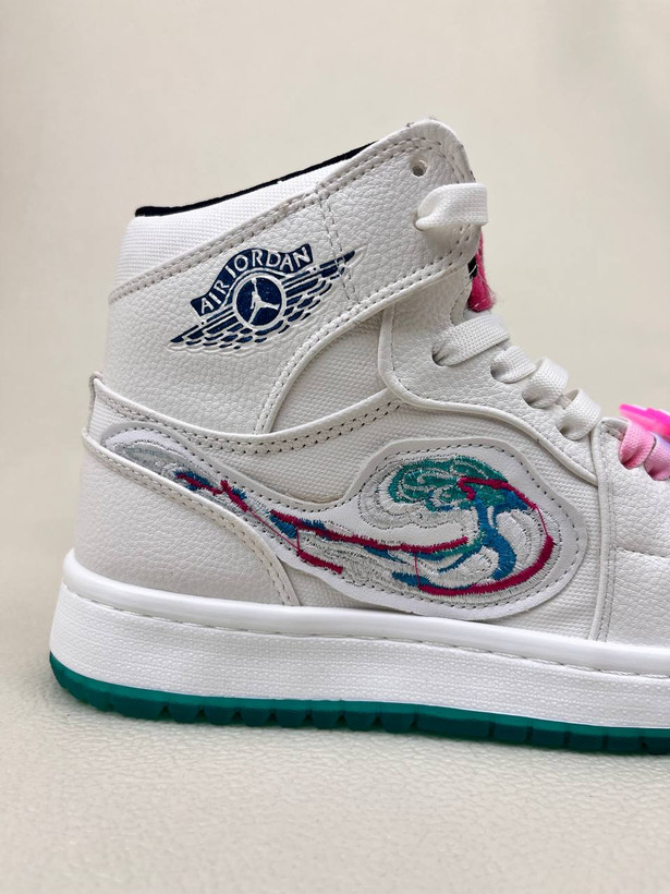 کتونی ونس زنانه ساقدار باربی ایر جردن وان air jordan 1 sample barbie کد 912
