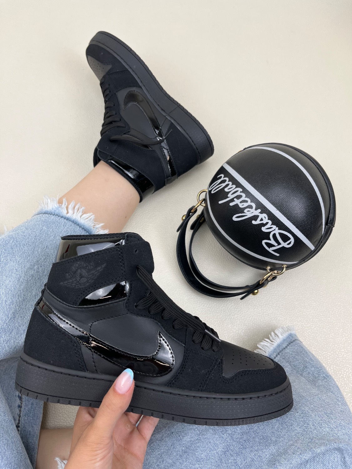 کتانی ونس زنانه ایر نایک جردن وان NIKE jordan 1 کد 912