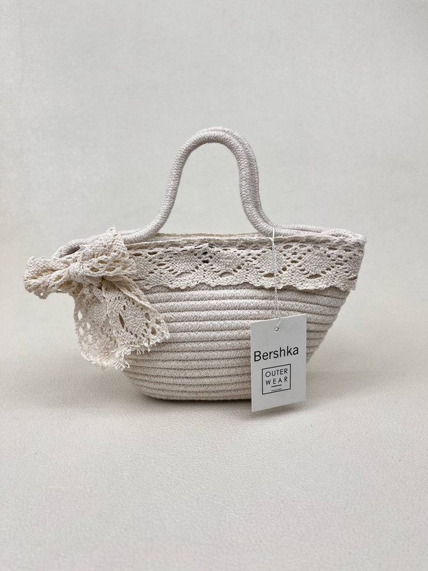 کیف زنانه پاسپورتی کنفی برشکا دانتل پاپیونی Bershka کد 1532