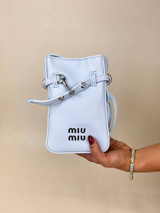 کیف زنانه پاسپورتی میو میو رو سگک MIU MIU کد 1651
