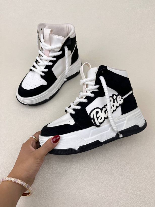 کتانی ساقدار زنانه باربی Barbie کد 910