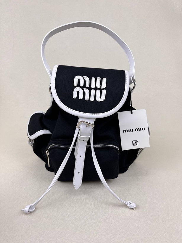 کوله پشتی اسپرت میو میو دهنه تاشو MIU MIU کد 1655