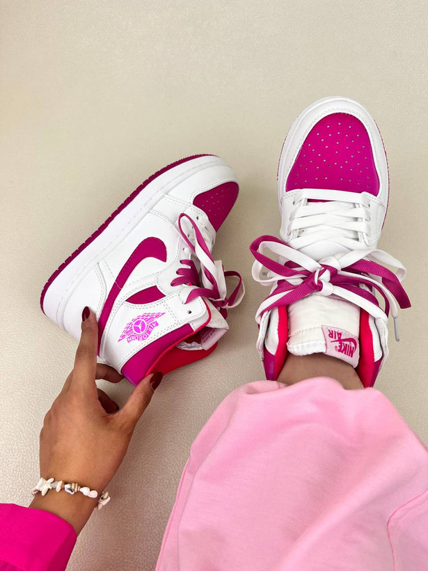 کتونی ونس زنانه ساقدار ایر جردن AIR jordan 1 کد 912