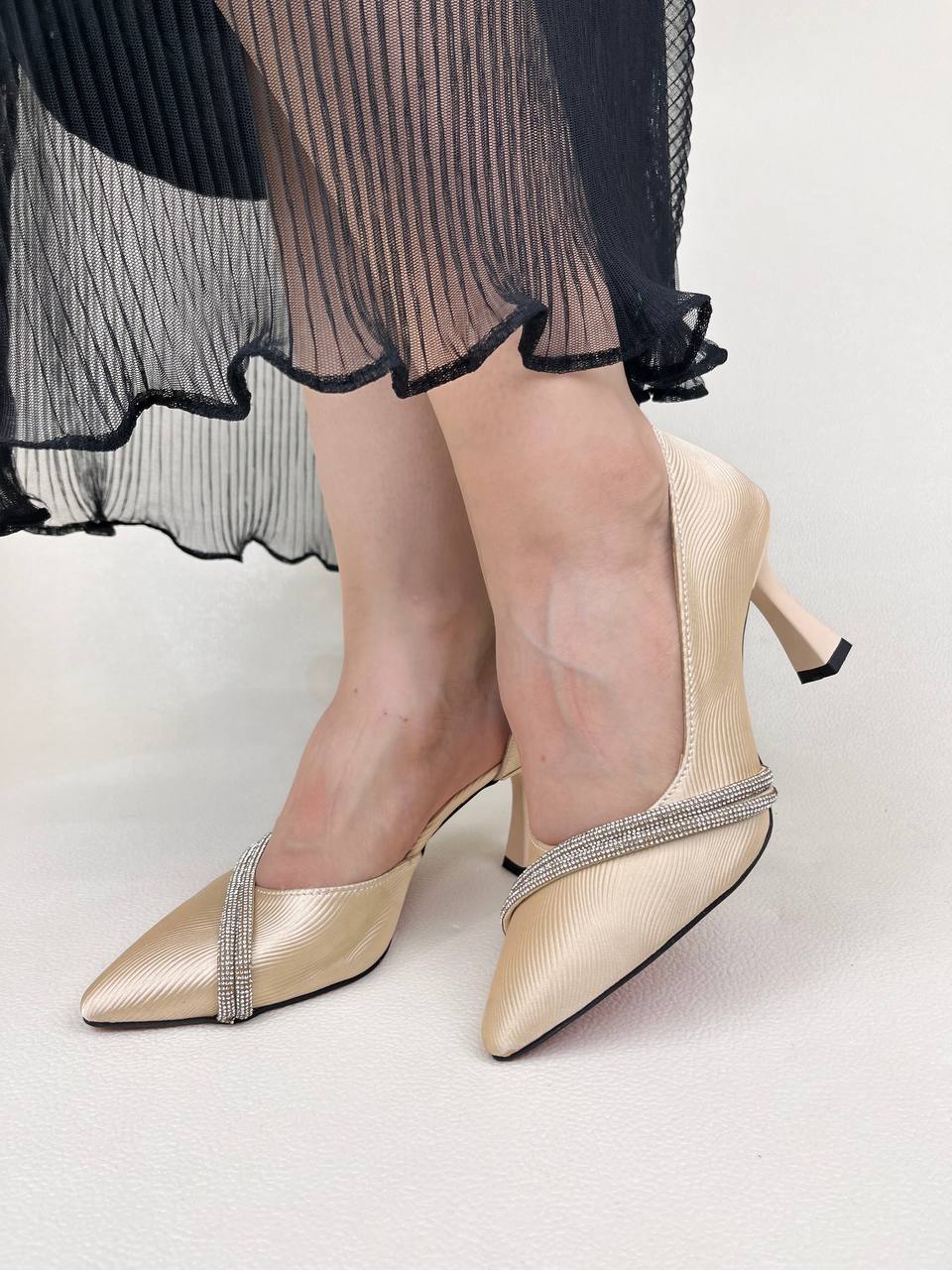 کفش پاشنه درا زنانه زارا بغل باز ZARA کد 430