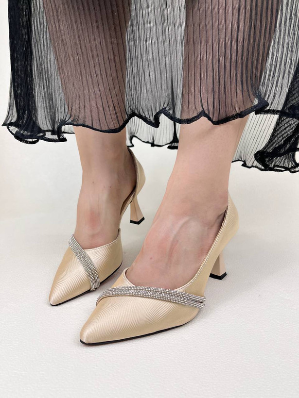 کفش پاشنه درا زنانه زارا بغل باز ZARA کد 430