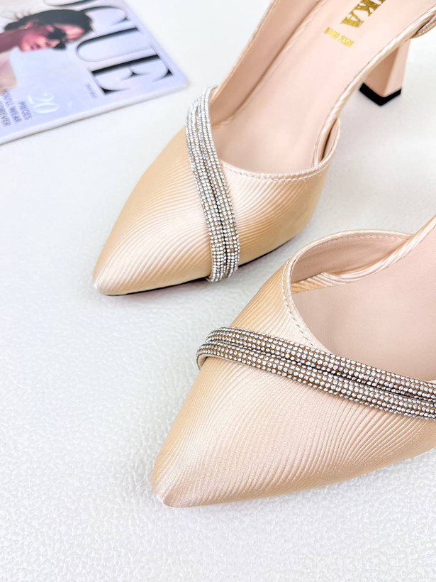 کفش پاشنه درا زنانه زارا بغل باز ZARA کد 430