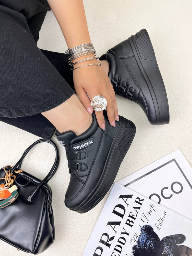 کتونی زنانه لژ مخفی همتا 8 سانت فشیون بند کشی FASHION کد : 250
