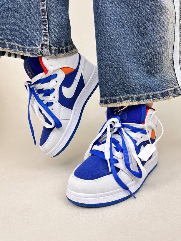 کتونی ونس زنانه ساقدار ایر جردن 1 کینگ بلو 1 NIKE AIR JORDAN کد 912