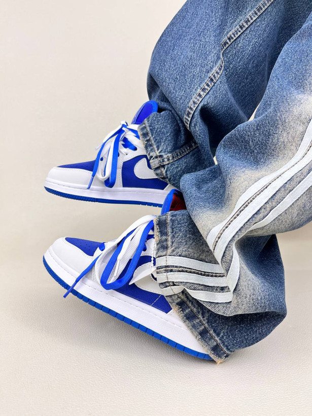 کتونی ونس زنانه ساقدار ایر جردن 1 کینگ بلو 1 NIKE AIR JORDAN کد 912
