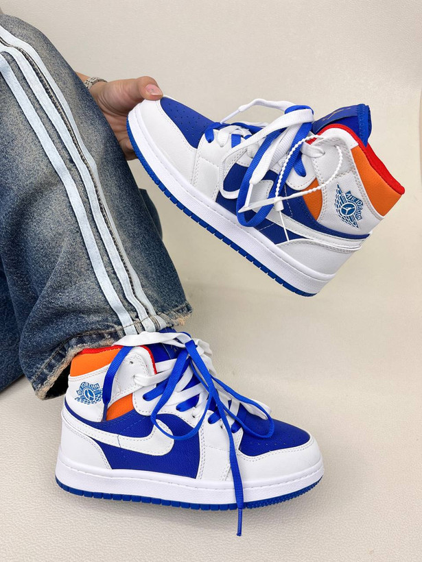 کتونی ونس زنانه ساقدار ایر جردن 1 کینگ بلو 1 NIKE AIR JORDAN کد 912