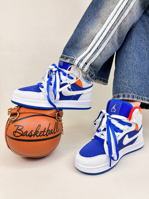 کتونی ونس زنانه ساقدار ایر جردن 1 کینگ بلو 1 NIKE AIR JORDAN کد 912