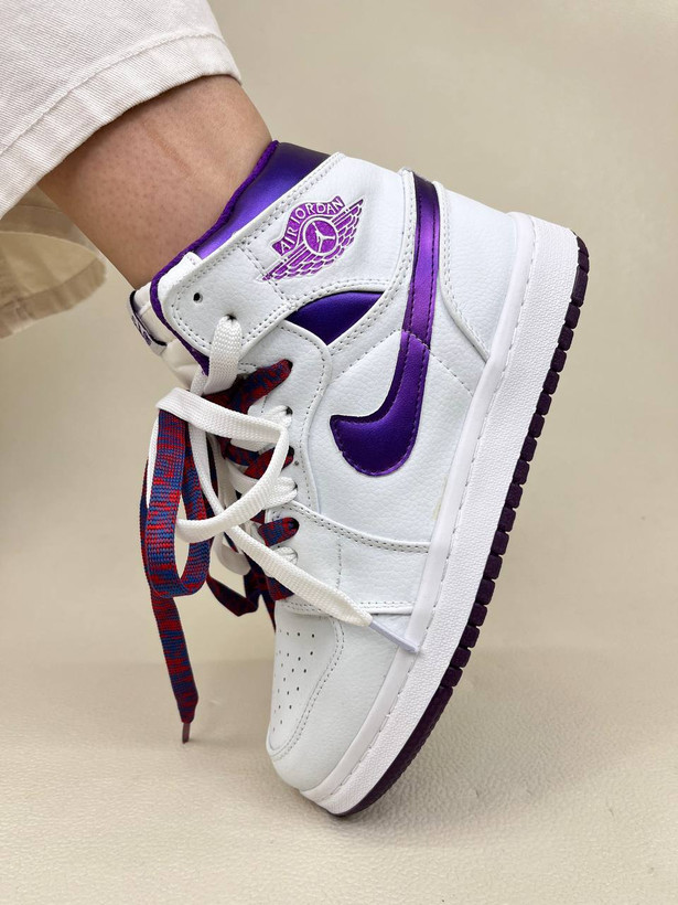 کتونی ونس زنانه ساقدار ایر جردن 1 کرومی 1 NIKE AIR JORDAN کد 912