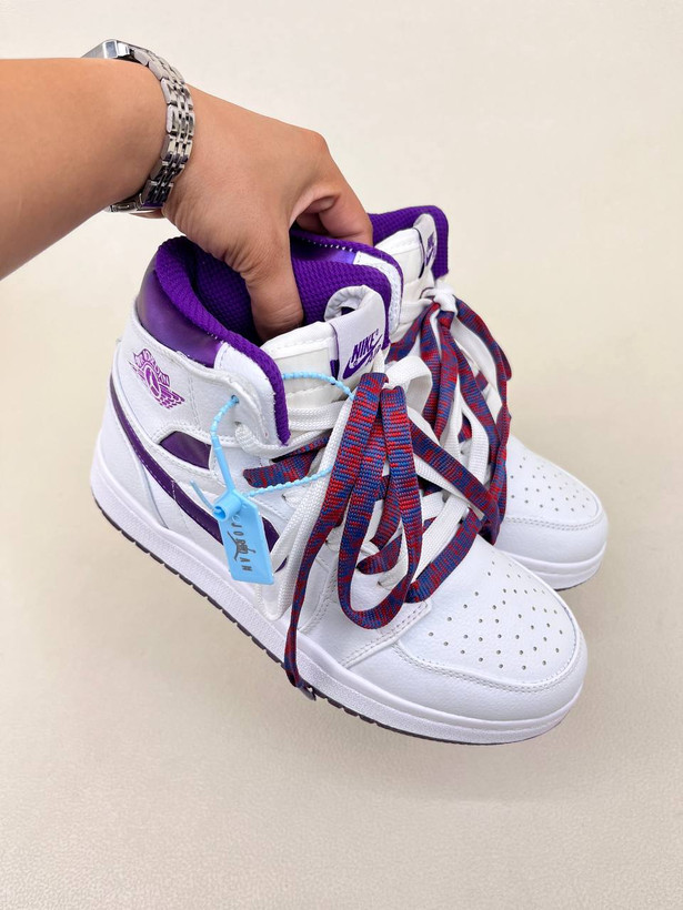 کتونی ونس زنانه ساقدار ایر جردن 1 کرومی 1 NIKE AIR JORDAN کد 912