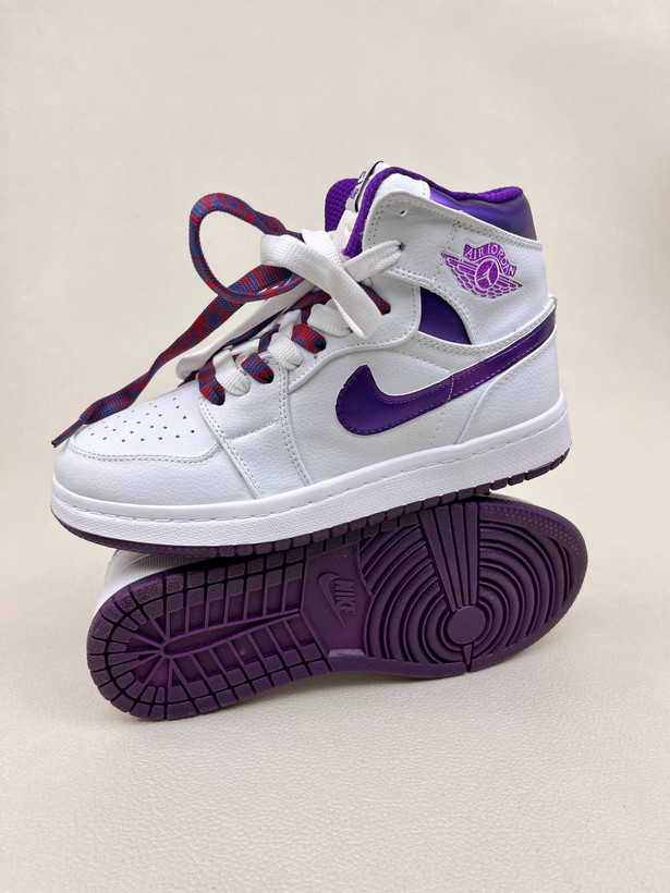 کتونی ونس زنانه ساقدار ایر جردن 1 کرومی 1 NIKE AIR JORDAN کد 912