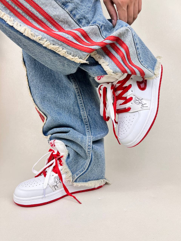 کتونی ونس زنانه ساقدار ایر جردن 1 امضا شیکاگو 1 NIKE AIR JORDAN کد 912