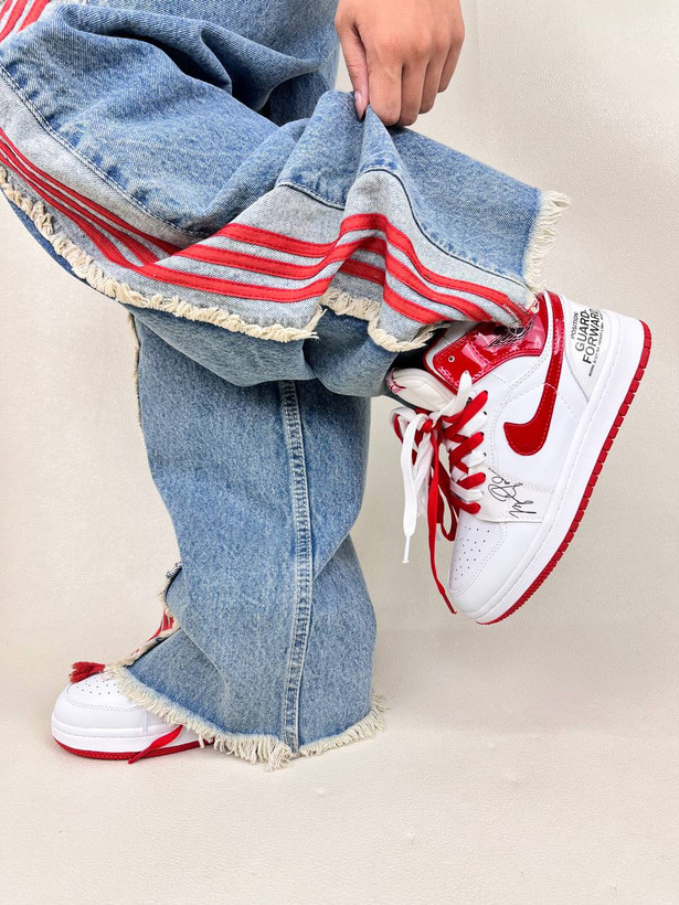 کتونی ونس زنانه ساقدار ایر جردن 1 امضا شیکاگو 1 NIKE AIR JORDAN کد 912