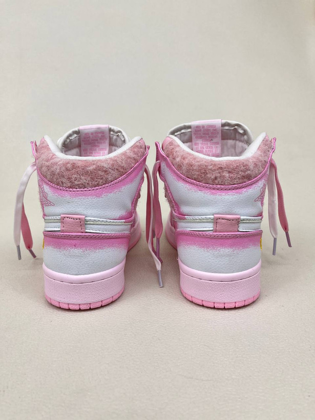 کتونی ساقدار زنانه ساقدار ایر جردن 1 فلامینگو 1 NIKE AIR JORDAN کد 912