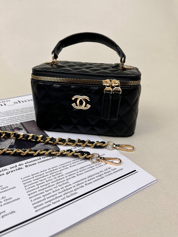 کیف زنانه باکسی دوختی آینه دار شنل CHANEL کد 1670