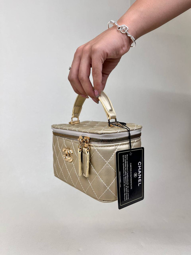 کیف زنانه باکسی دوختی آینه دار شنل CHANEL کد 1670